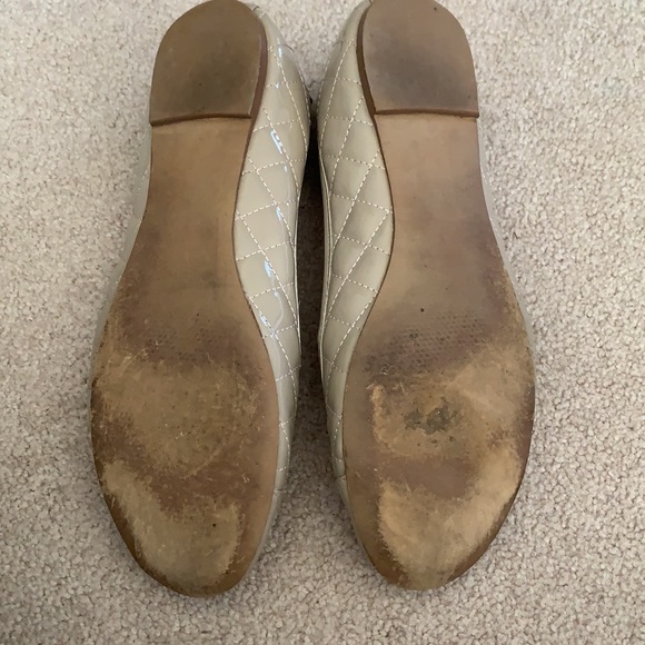 Steve Madden Khaki Quilted Patent Flat - Picture 5 of 5